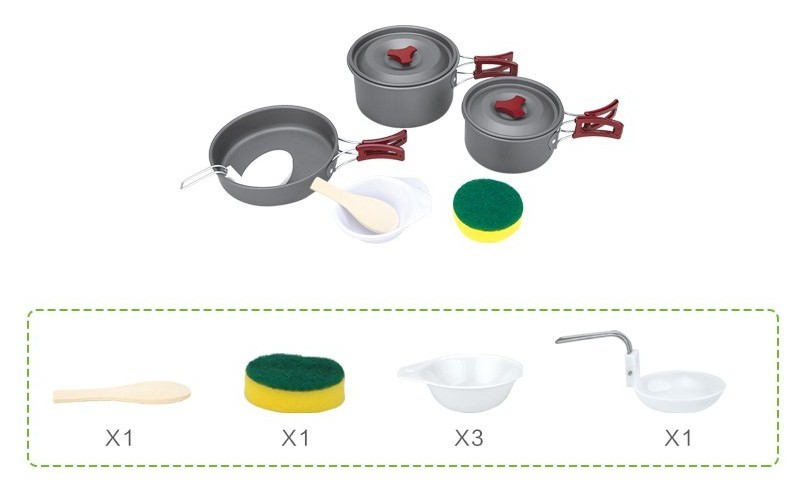 Набор посуды BRS-153