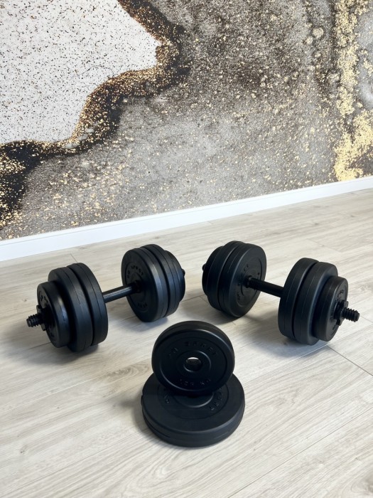 Дві гантелі по 20 кг Еспандер в подарунок від RN-Sport