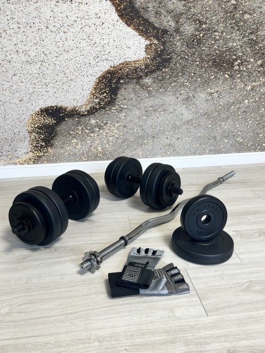 Дві гантелі по 20 кг Еспандер в подарунок від RN-Sport