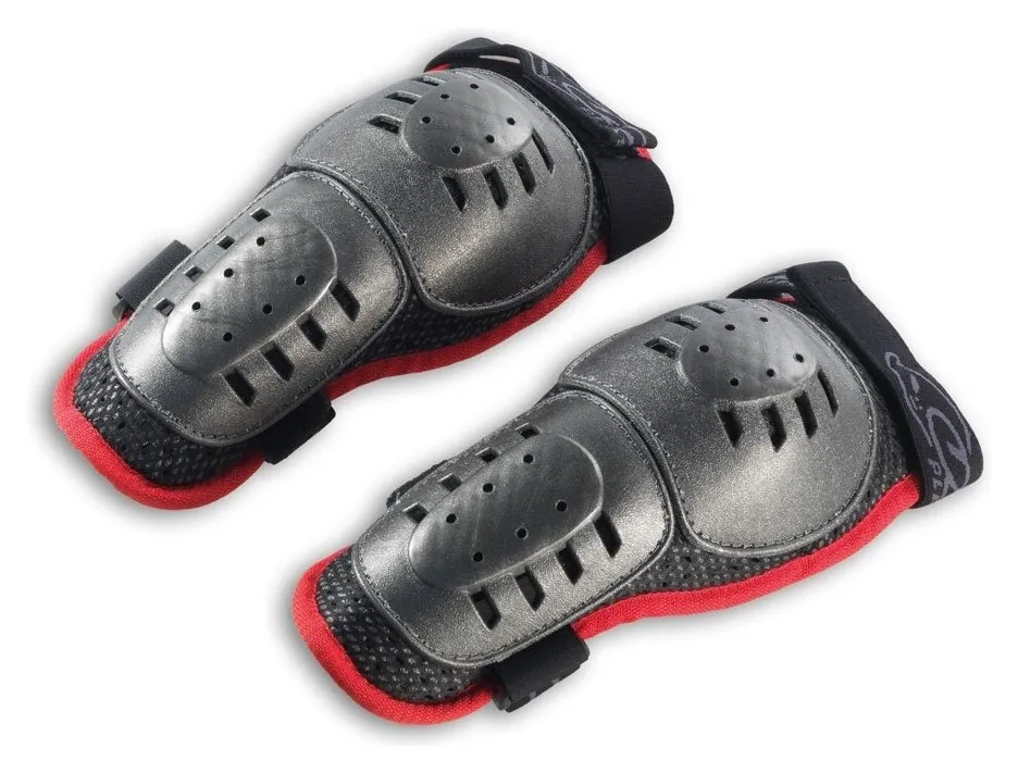 Захист колін UFO LONG KNEE GUARDS XS-M Black/red (SK09174) (XS-M black)