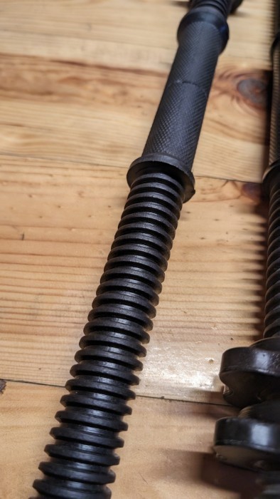 Гриф гантельний металопластиковий 45 см - 30 мм