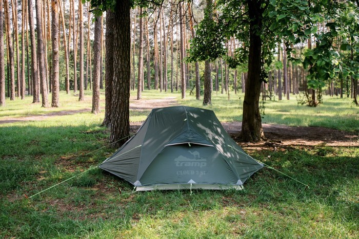 Намет Tramp Cloud 3 Si Зелений, укр, укр
