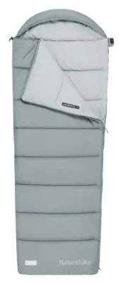 Спальный мешок с капюшоном Naturehike MS300 CNK2350WS023 левый серый