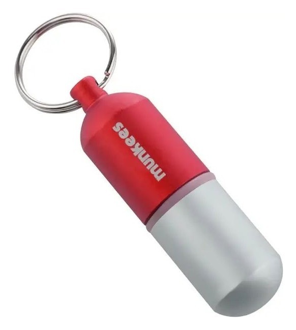 Munkees 3626 брелок Waterproof Capsule Medium red, укр, укр