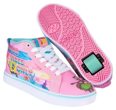 Роликові кросівки Heelys X SpongeBob Racer 20 MID HES10493 Powder Pink Aqua