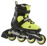 Комплект роликові ковзани Rollerblade Microblade SE Neon Yellow Black + захист, укр Фото - 1