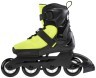 Комплект роликові ковзани Rollerblade Microblade SE Neon Yellow Black + захист, укр Фото - 2