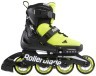 Комплект роликові ковзани Rollerblade Microblade SE Neon Yellow Black + захист, укр Фото - 3
