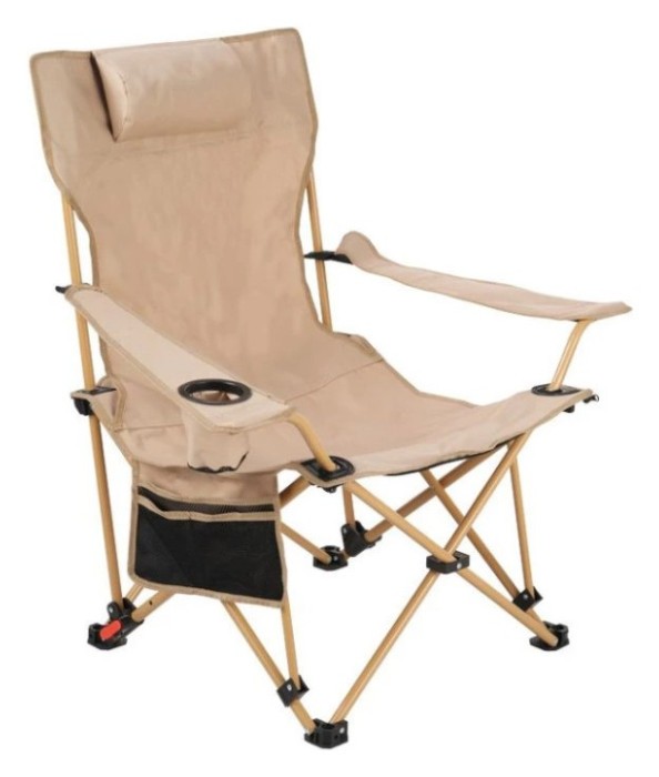 Складане крісло-шезлонг BRS-Y06, бежевий