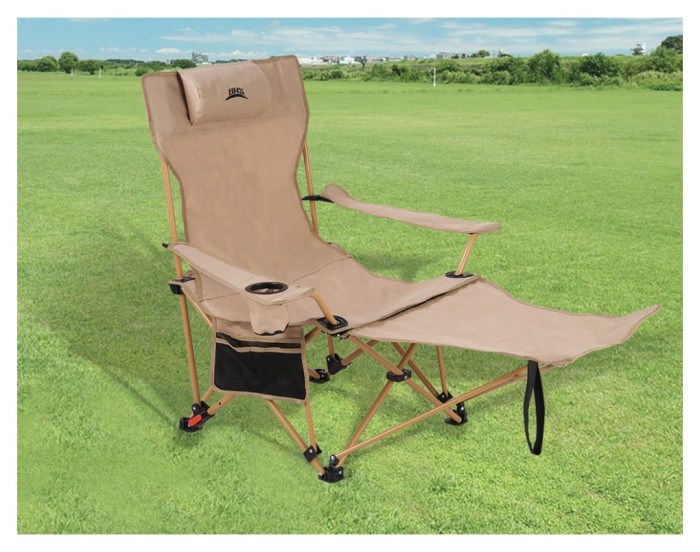 Складане крісло-шезлонг BRS-Y06, бежевий, укр, укр