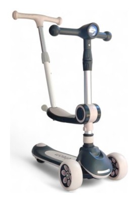 Дитячий самокат з сидінням та батьківською ручкою 3 в 1 Scooter Dream M3
