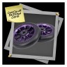 Колеса для трюкового самокату Triad Conspiracy 110мм x 24мм (пара) - Ano Purple Фото - 3
