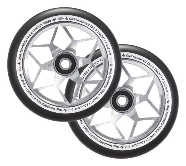 Колесо для трюкового самокату BLUNT DIAMOND 110мм x 24мм - Silver