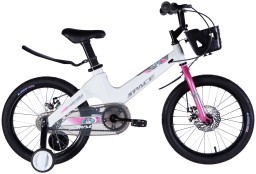Велосипед MG 18" SPACE KID MOON DD рама-10" білий 2025 Велосипед MG 18" SPACE KID MOON DD рама-10" білий 2025