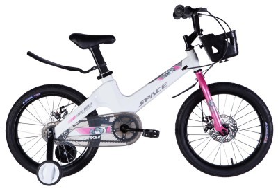 Велосипед MG 18" SPACE KID MOON DD рама-10" белый 2025