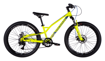 Велосипед ST 24" Discovery FLINT DD FR рама-12" желто-синий 2025