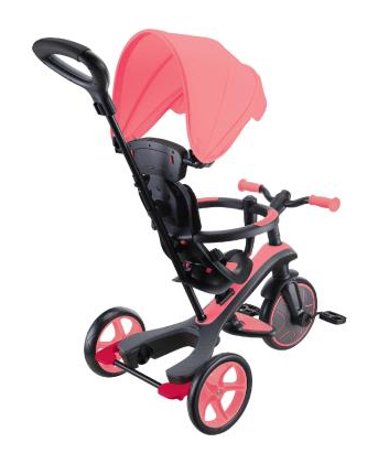 Велосипед дитячий GLOBBER серії EXPLORER TRIKE 4в1, рожевий, до 20кг, 3 колеса, укр, укр