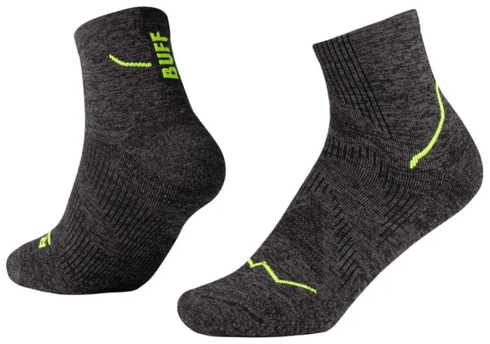 Шкарпетки Buff Dryflx Quarter Sock, Black, 39-41
