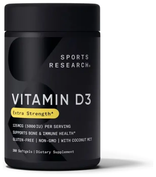 Vitamin D3 5000IU - 360 softgels