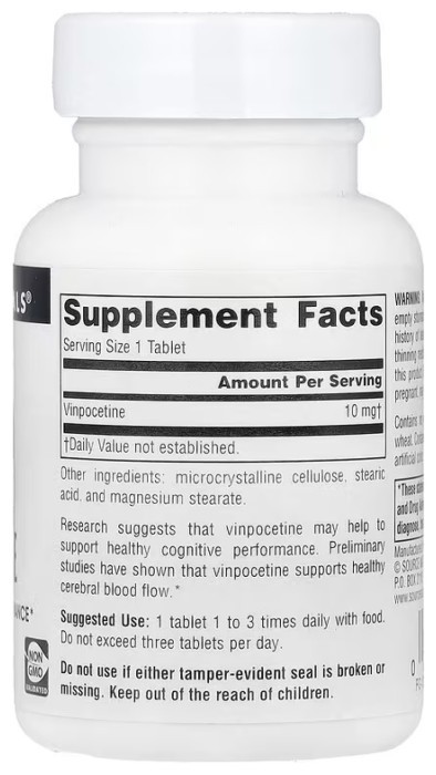 Vinpocetine 10mg - 120 tabs
