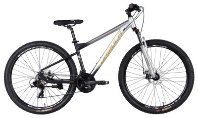 Велосипед AL 27.5" Formula F-1 DD CS рама-16" серебристо-черный 2026