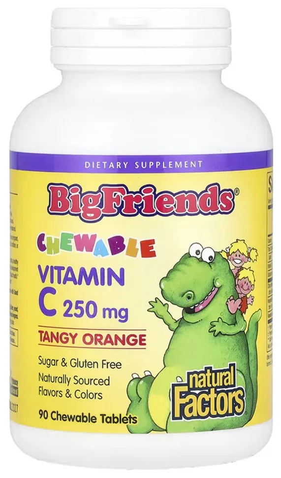 BigFriends Vitamin C 250mg - 90 tabs Orange (DSN_2023-10-6539)