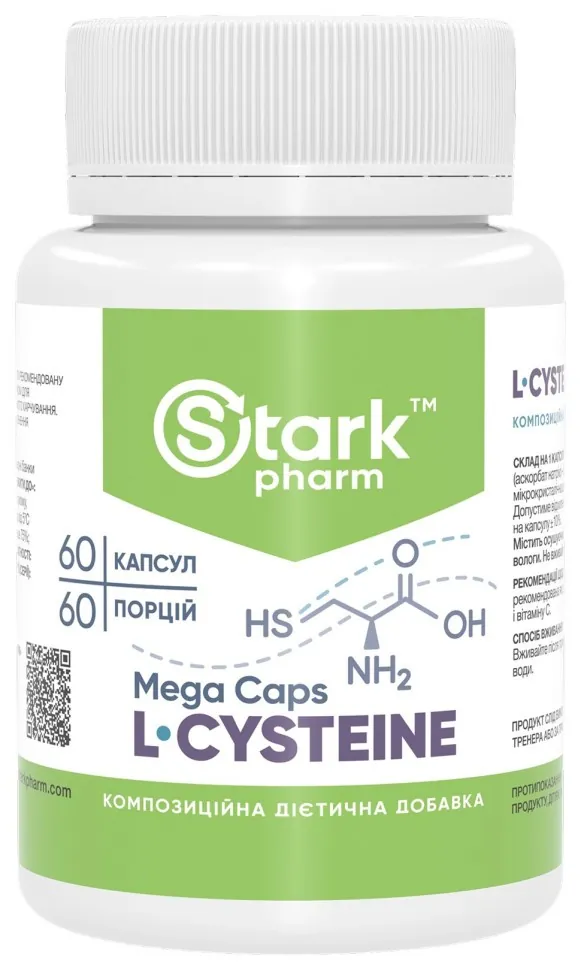 L-Cysteine Mega caps 500 mg - 60 caps (DSN_2023-10-6917)
