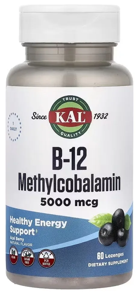 B-12 Methylcobalamin 5000mcg - 60 lozenges (DSN_2023-10-7165)