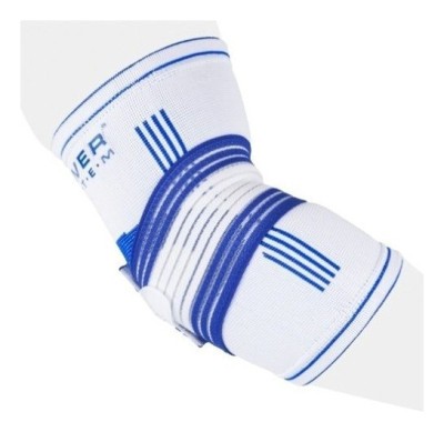 Power System PS-6007 Elbow Support Pro White/Blue (1шт.) L/XL
