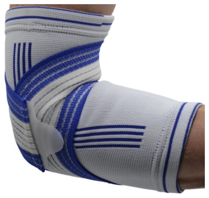 Power System PS-6007 Elbow Support Pro White/Blue (1шт.) L/XL