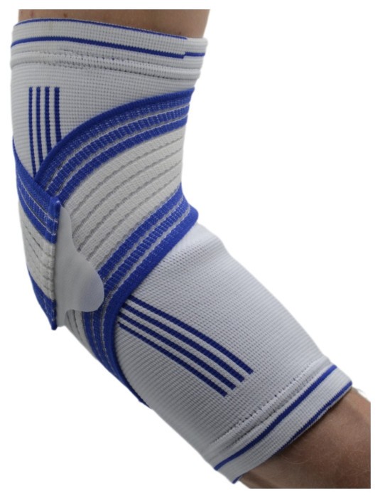 Power System PS-6007 Elbow Support Pro White/Blue (1шт.) L/XL