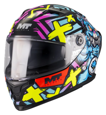 Мотошолом MT BRAKER SV CRAZY TEDDY B7 Gloss