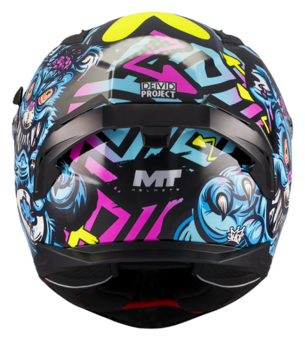 Мотошолом MT BRAKER SV CRAZY TEDDY B7 Gloss