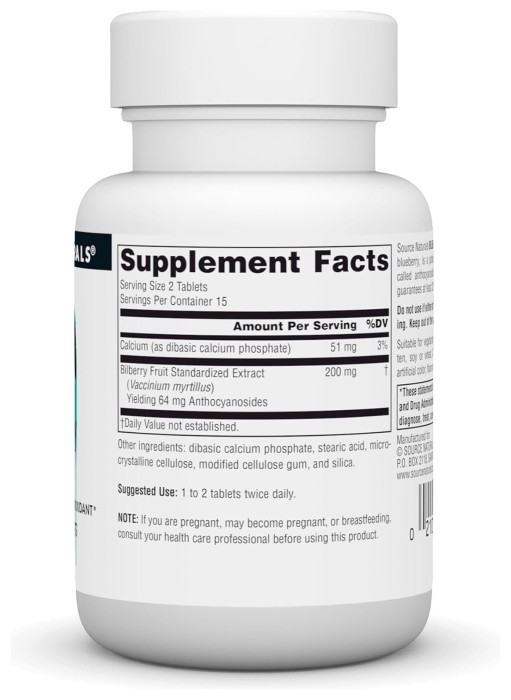 Bilberry Extract 100 mg - 30 tabs