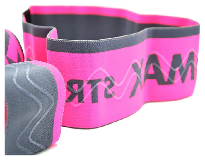 Набір тканинних резинок для фітнесу та спорту MadMax MFA-305 Hiploop set 3 pcs. Grey/Pink