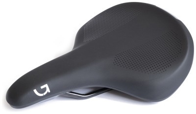 Седло Green Cycle Comfort Foam 190, стальные рейлы, черное