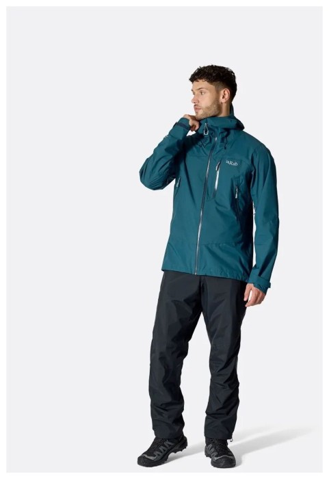 Брюки мужские Rab Downpour Mountain Pants, Black, L, Short