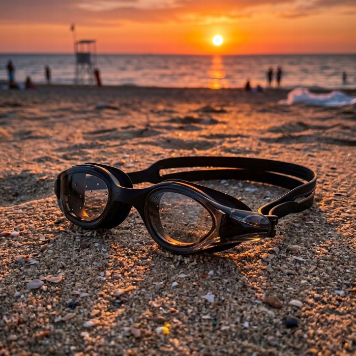 Окуляри для плавання Aquaget AQ0010 Black