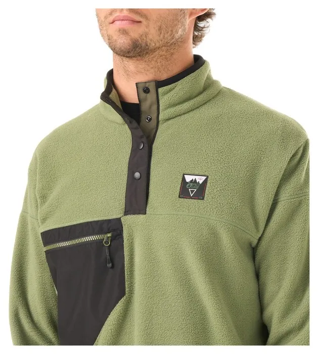 Picture Organic реглан флисовый Arcca 1/4 olivine L
