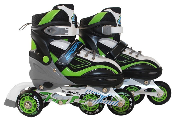 Роликові ковзани SportVida 4 в 1 SV-LG0034 Size 31-34 Black/Green/White