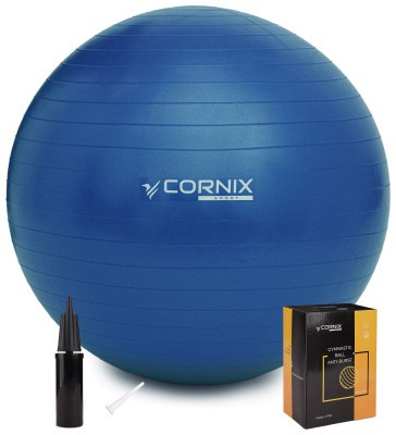 М'яч для фітнесу (фітбол) Cornix 75 см Anti-Burst XR-0025 Blue