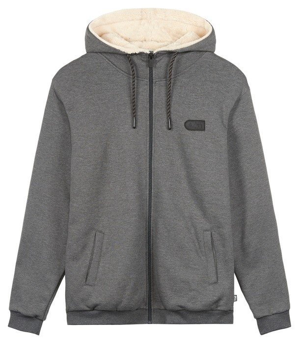 Толстовка жіноча Picture Organic Yinni Plush Hoody dark grey melange, укр, укр