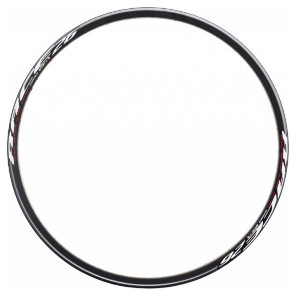 Обод 27.5" AL 36H 14G двуст. GA18 под диск. черн., укр