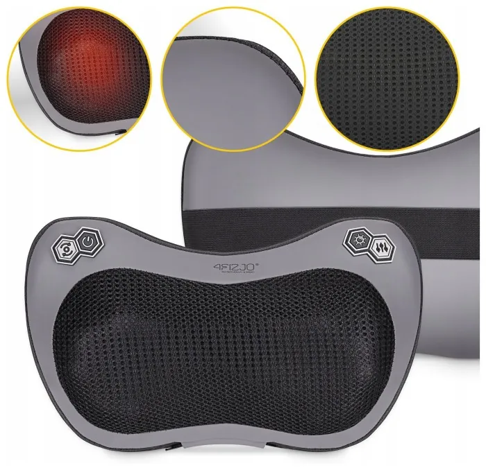 Подушка-массажер 4FIZJO Shiatsu Pro+ Black (P-5907739319159)