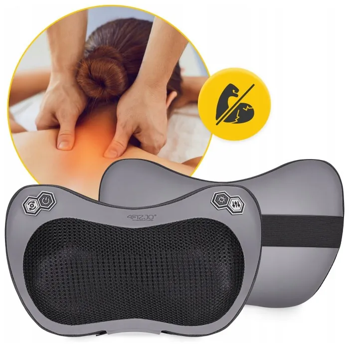 Подушка-массажер 4FIZJO Shiatsu Pro+ Black (P-5907739319159)