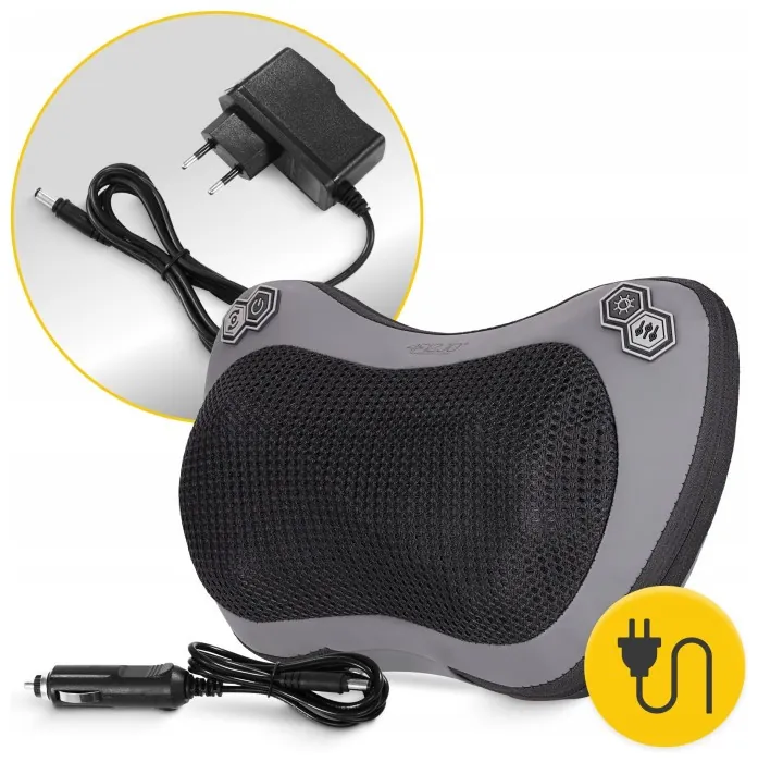 Подушка-массажер 4FIZJO Shiatsu Pro+ Black (P-5907739319159)
