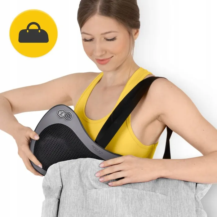 Подушка-массажер 4FIZJO Shiatsu Pro+ Black (P-5907739319159)