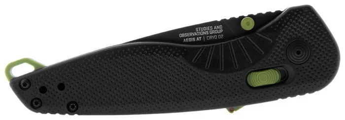 Розкладний ніж SOG Aegis AT, Black/Moss, Tanto