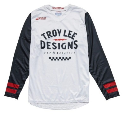 Мото джерсі TLD Scout GP Jersey RIDE ON [CHARCOAL/VINTAGE WHITE] XXL