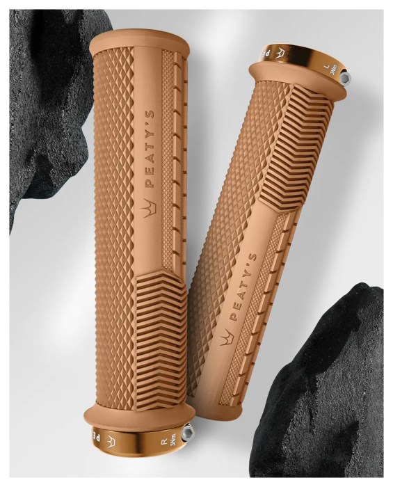 Грипсы Peaty's Monarch Grip, Thick 32>34mm, Knurl Race Control, Gum